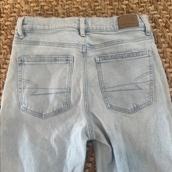 American Eagle super high rise straight jeans size 2 - Picture 10 of 10
